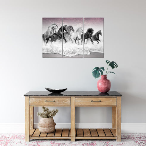 Wandbilder Wohnzimmer XXL Pferde Moderne Bilder Tiere